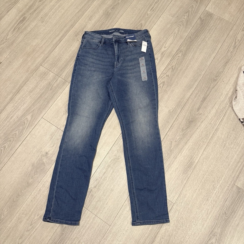 NWT Old Navy Wow Straight High Rise Size 10